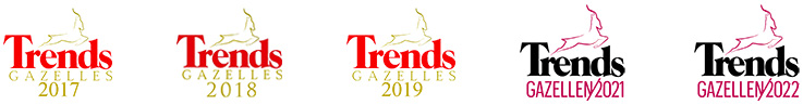 Certinergie, Nominé Trends Gazelles depuis 2017